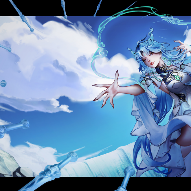 Qingxiao Cinematic Illustration