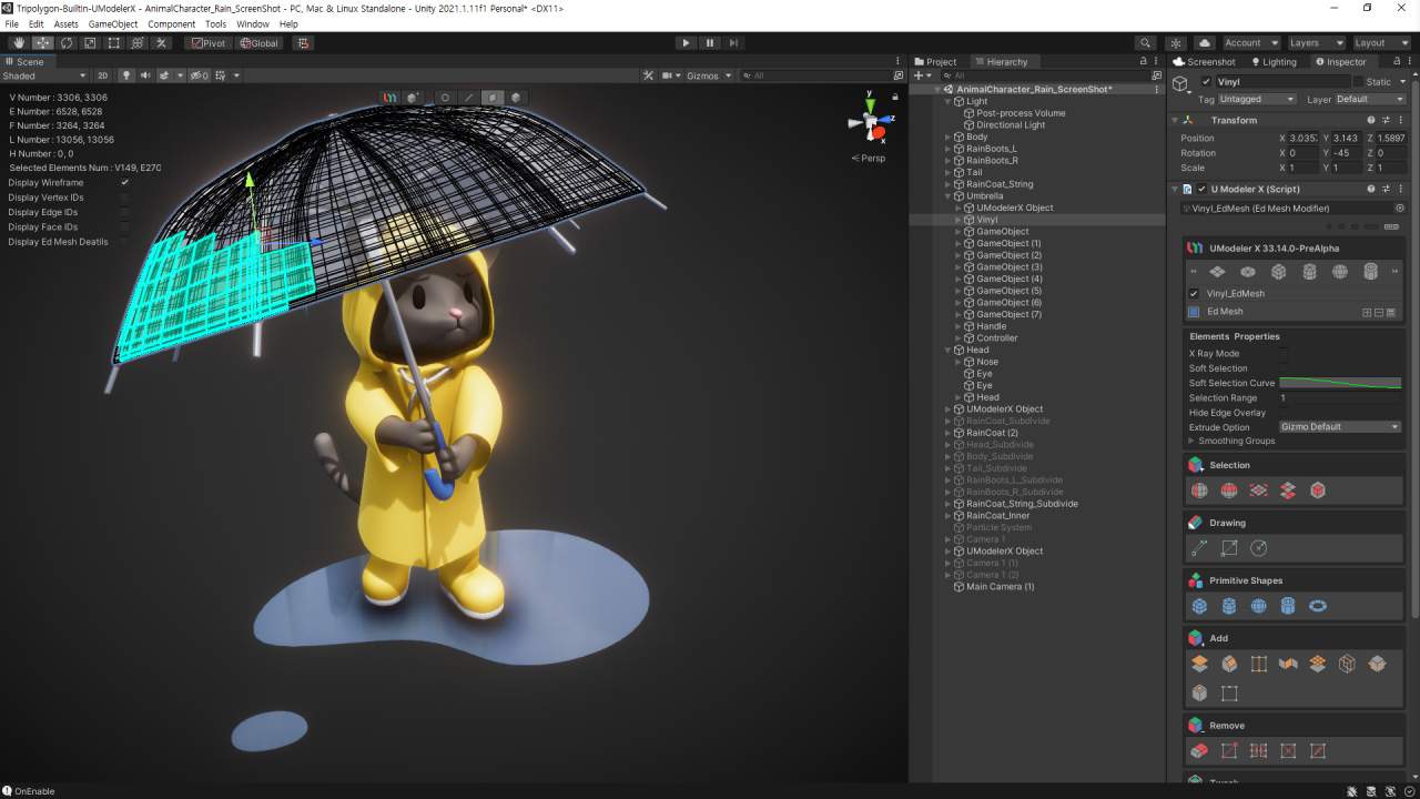 UModeler X 기반 3D 모델