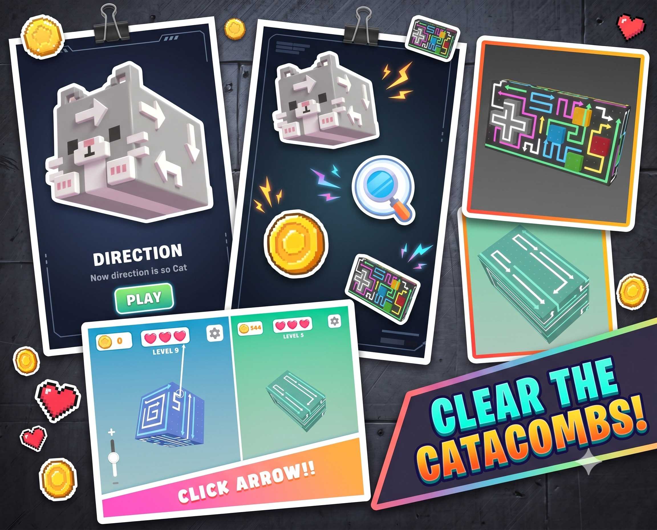 Erase Arrows 3D